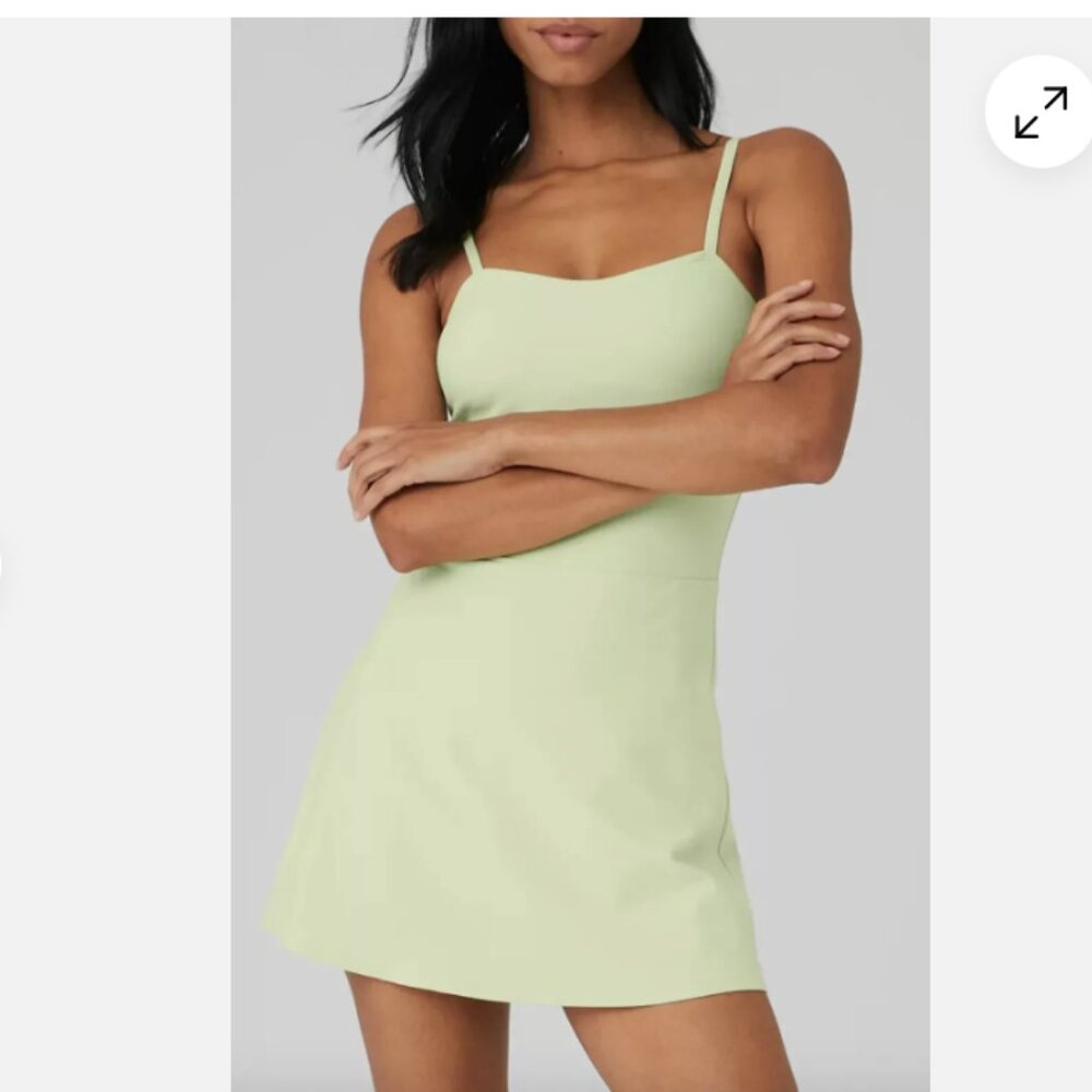 ALO Yoga Light Green Mini Dress